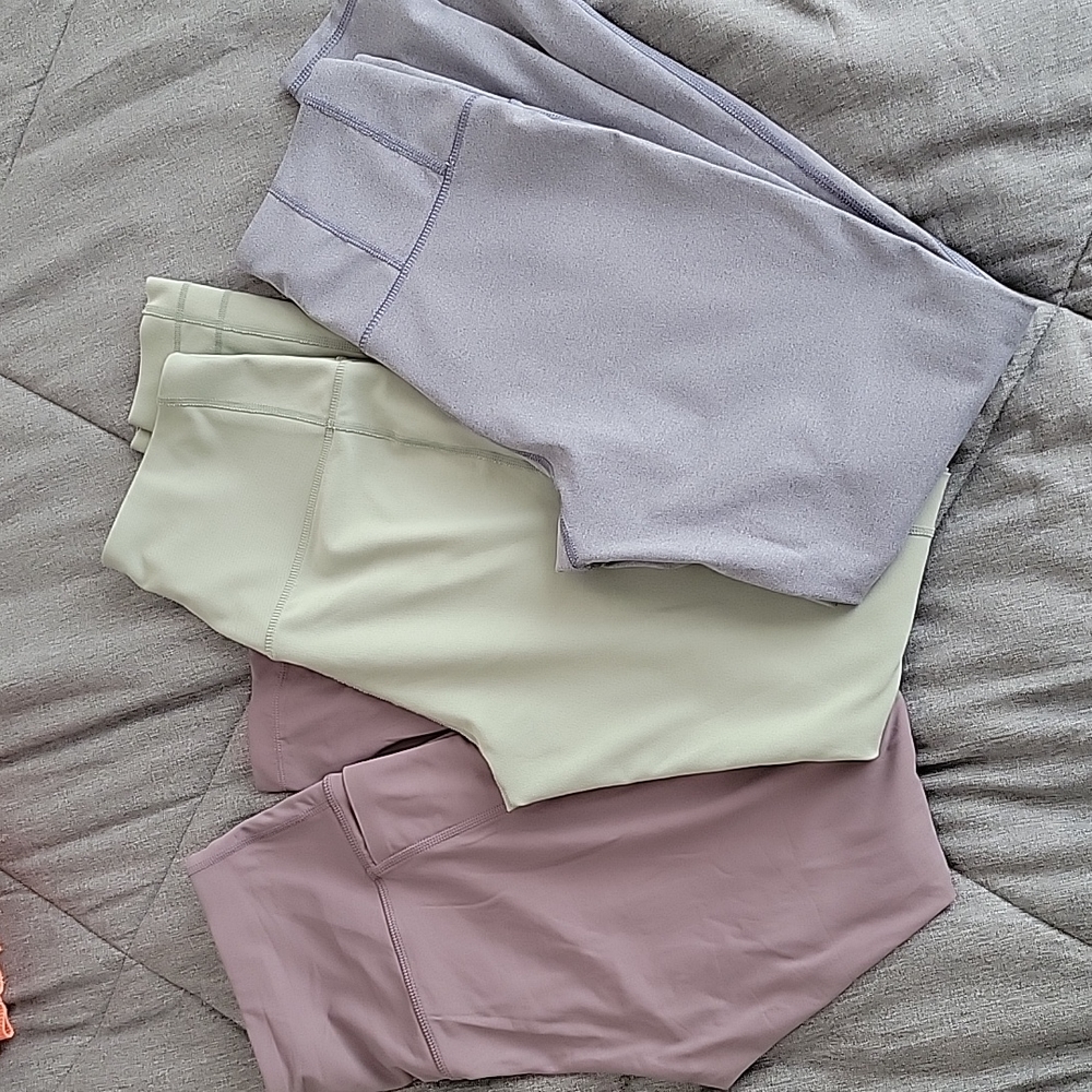 NWOT High Waisted Workout Leggings, Set of 3